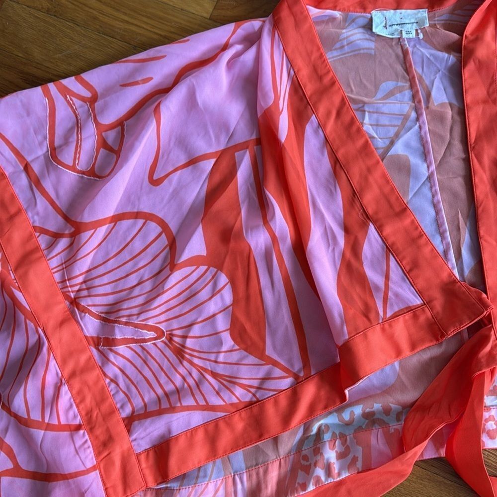 Anthropologie Tie-Front Soft Crop Blouse - Picture 7 of 7